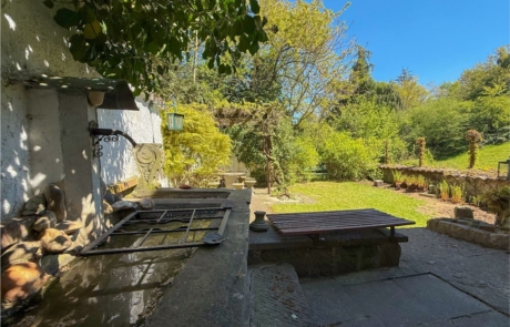 Brunnen und Garten